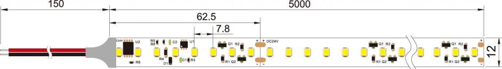 Intelligent Temperature Led Strip