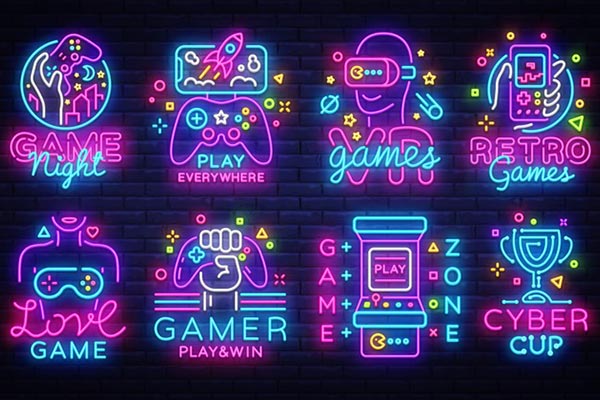 لافتات نيون LED مختلفة مصنوعة يدويًا ومخصصة