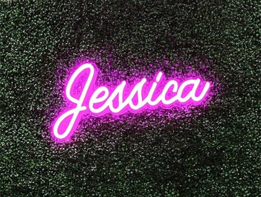 علامة اسم النيون LED