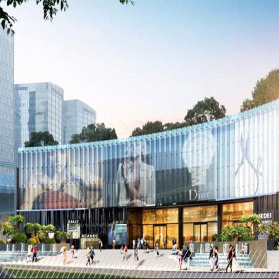 Semi-outdoor LED screen