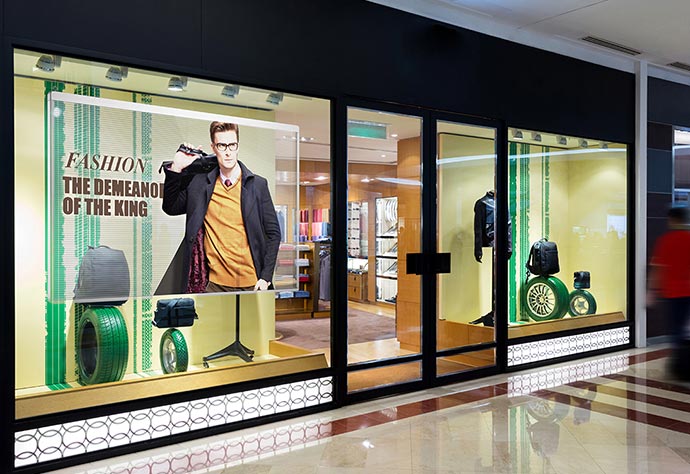 Transparant LED-scherm