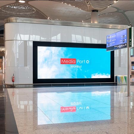 Display LED fixo para ambientes internos
