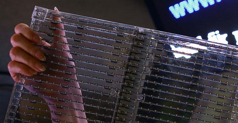 Transparent LED demands less energy