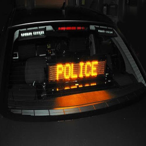 Car-Window-Message-Display