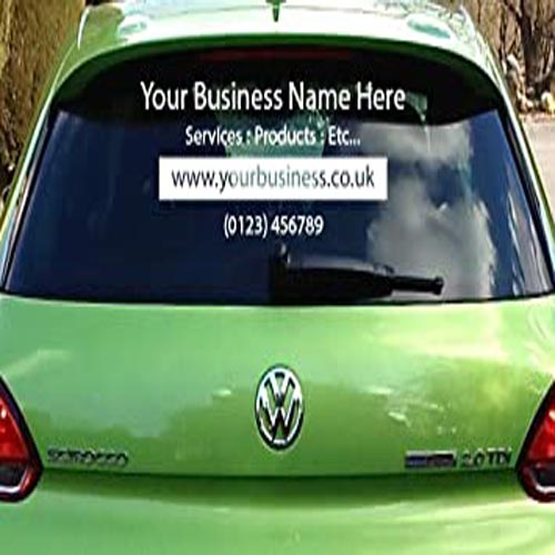Rear-Window-Message-Display