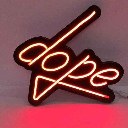 Logotipo de luz neon