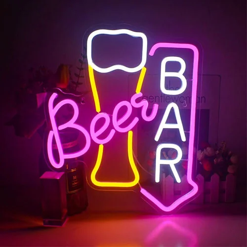 Bar-&-Bier-Neon-Schild