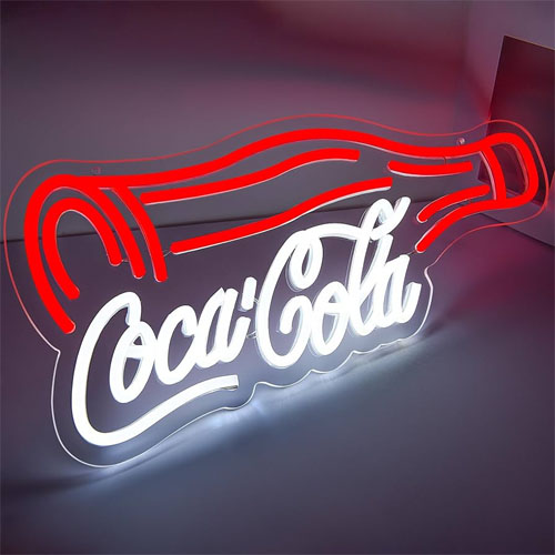 Fabricante de letreiros de neon da Coca-Cola