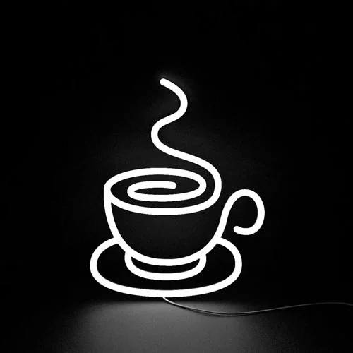 Kaffee-Neon-Schild