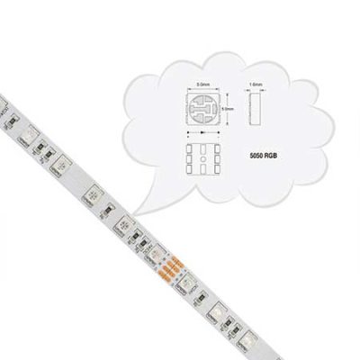 شريط إضاءة LED RGB-5050-5